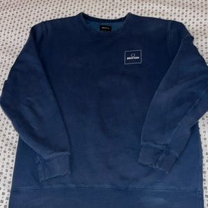 Mens Brixton blue sweatshirt L